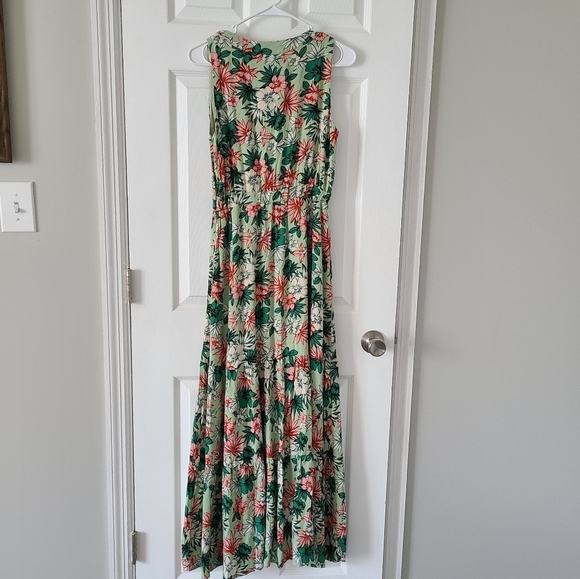 Lost + Wander Anthropologie Island Hopper Floral Print Maxi - Picture 3 of 8